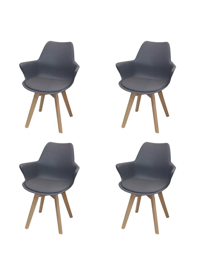 JILPHAR FURNITURE Jilphar Furniture Galaxy Design Armless Dining Chair 1300C set of 4pcs 