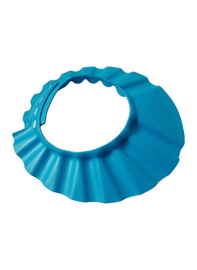 Shuiniba - Baby Shower Bathing Cap Soft Shower Cap Hat Wash Hair Shield For Children Kids (Blue) - Image 1