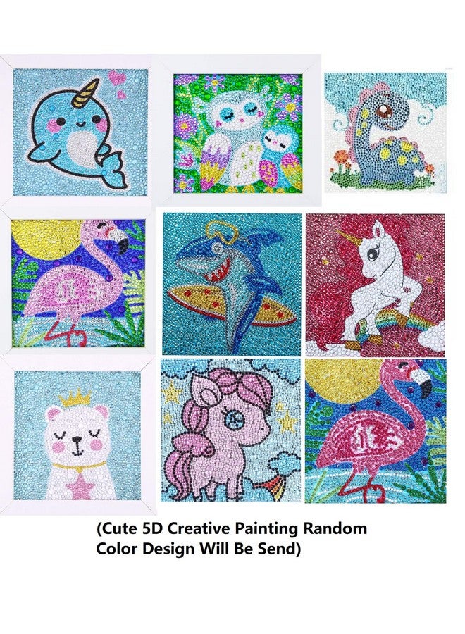 MUREN® DIY 5D Diamond Crystal Painting Stickers: Mosaic Art Kit for Kids - Educational Cartoon Puzzle Art Gift & Return Gifts for Birthdays - Image 2