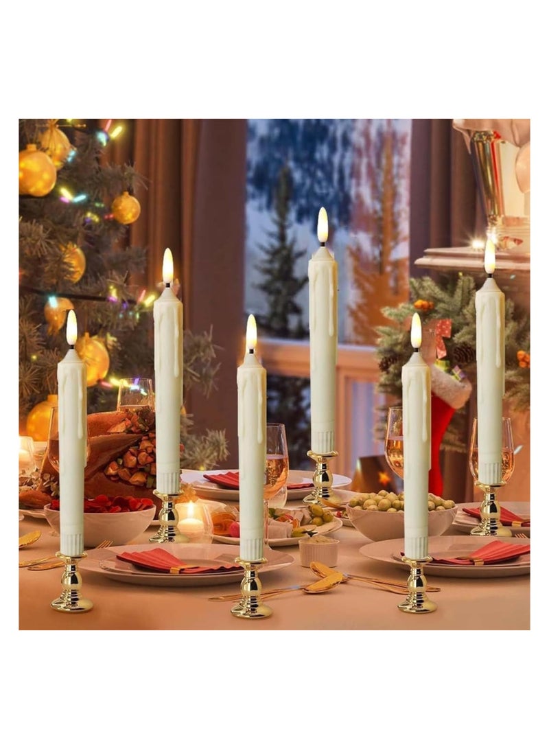 Fine Productions LED Candles Flickering Battery Operated Candles, Pillar Candles Moving Flame Decoration for Diwali, Christmas, Ramadan, Set of 6 Battery Operated AA Battery Operated (Not Included)  - Image 5