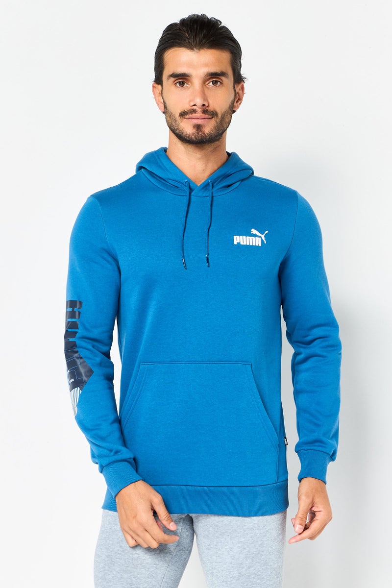 PUMA Men Sportswear Fit Long Sleeve Outdoor Hoodies, Blue - Image 1