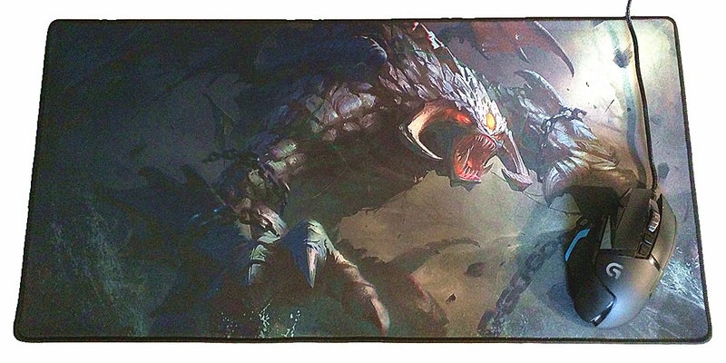 Tina Art 24 x 12 Inches for Roshan Extend Mouse Pad Large Mousepad Gaming mat Dota boss - Image 3