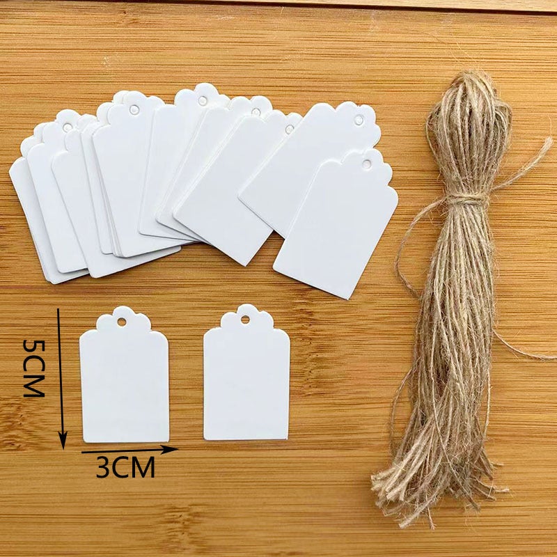 Kraft Paper Blank Card Graffiti Card Kindergarten Partition Card Holiday Packaging Gift Card Greeting Card Decoration Tag - Image 1