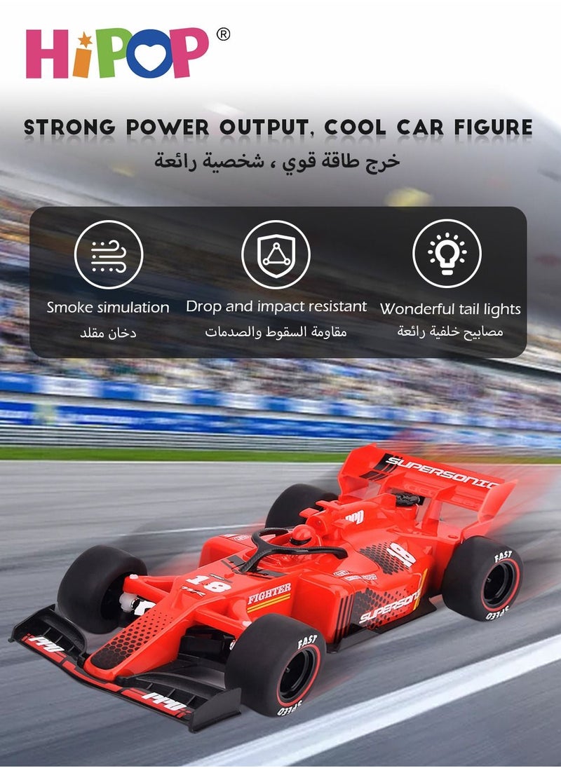 HIPOP - Kids F1 Racing Car Remote Control Car With High Speed, Spray And Lights - Image 1