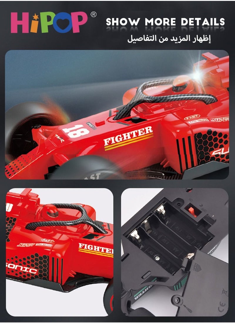 HIPOP - Kids F1 Racing Car Remote Control Car With High Speed, Spray And Lights - Image 1