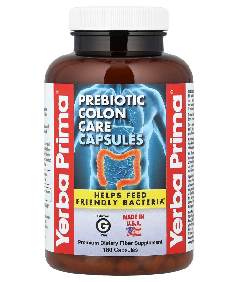 Yerba Prima Prebiotic Colon Care 180 Capsules