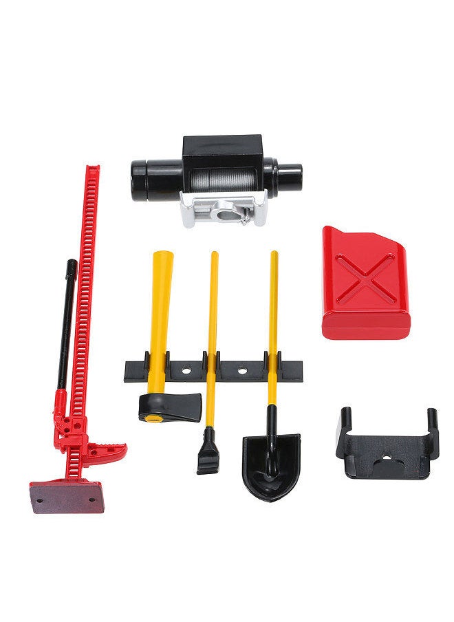 AUSTAR - 6Pcs AUSTAR 10008 RC Decoration Tool Set Kit RC Accessories for 1:10 RC Rock Crawler - Image 1