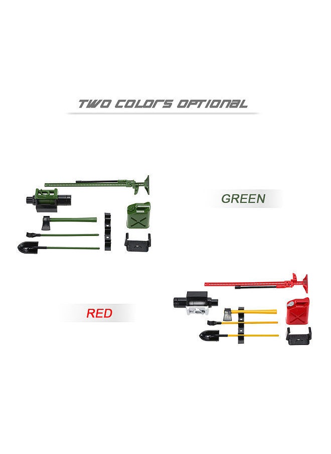 AUSTAR - 6Pcs AUSTAR 10008 RC Decoration Tool Set Kit RC Accessories for 1:10 RC Rock Crawler - Image 1