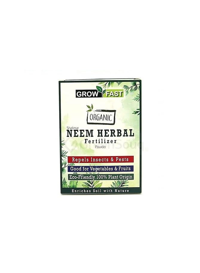 Grow Fast Shalimar Neem Herbal Organic Fertilizer 200Grams "Garden Care"
