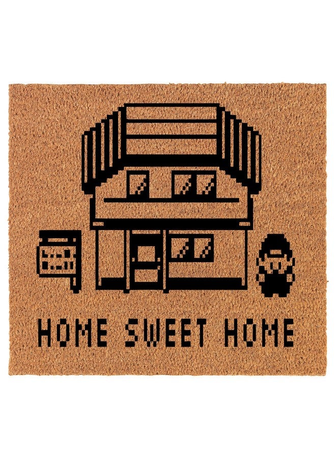 mip Welcome Doormat Coco Coir Door Mat Gift Home Sweet Home Video Game (24" x 16") - Image 1