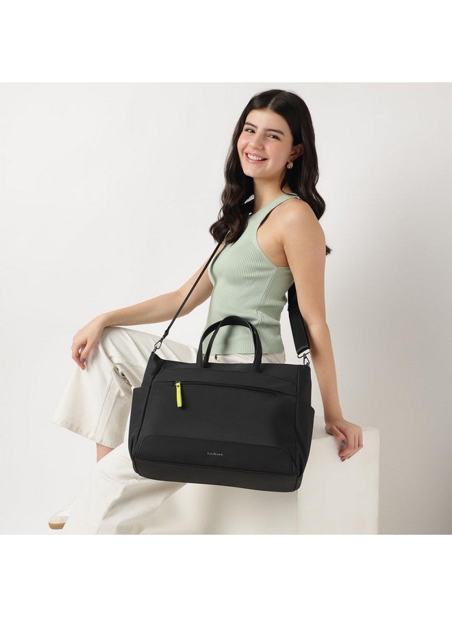 Fastrack WorkEase All-Day Laptop Tote | 15" Laptop Compatibility | Made with Nylon for Durability | Workwear Bags for Women | College Bags with Laptop - Image 2