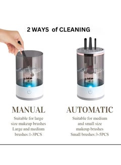 Necomi Electric Makeup Brush Cleaner, Makeup Brush Cleaner, For Cleaning And Drying, For All Sizes Of Makeup Brush Tools  - Image 5