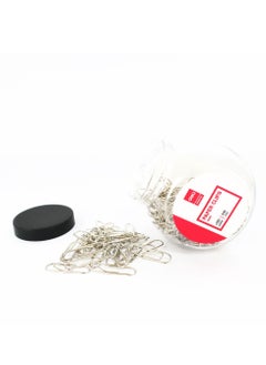 Deli 200-Piece Paper Clip Set Silver  - Image 2