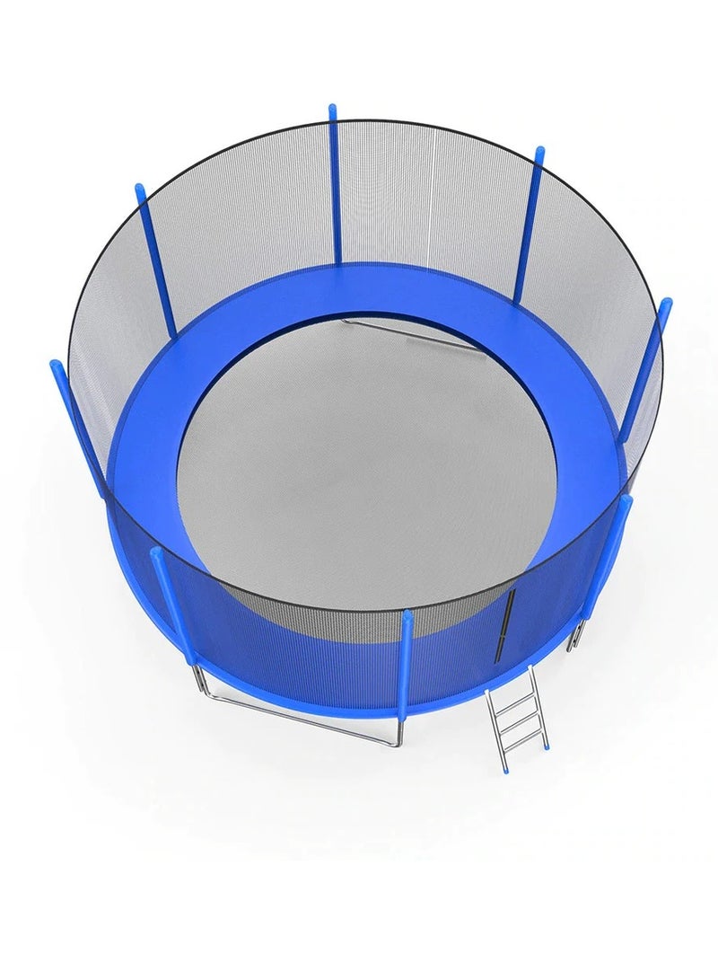 ترامبولين للأطفال مع شبكة أمان وسلم - 12 قدم - Image 2