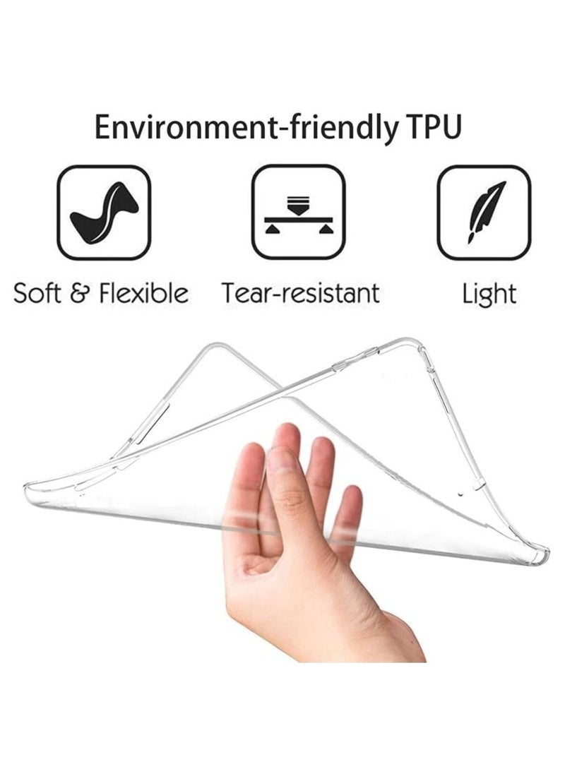 Gravity TPU Crystal Clear Soft Shell Case Cover for iPad Pro 11 inch 2021, 2020, 2018 Back Cover Transparent. - Image 4