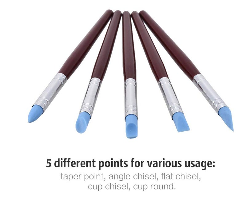 Definite Art Mandala Art & Dot Painting Set (Pack of 10 Fabric Colors, 8 Mandala Sticks, 5 Dotting Tools & 5 Color Shapers) - Image 4