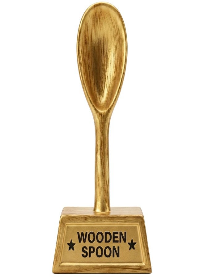 Freetoes 6 Inch Cook Off Trophy Wooden Spoon Award - Funny Cookie Trophy for Bake-Off,Last Place,Game Night,Chili & Salsa Competitions - Image 1