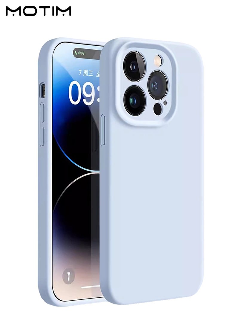 Liquid Silicone Case Cover for Liquid Silicone Case Cover for iPhone 16 Pro/16 Pro Max, Camera Protection, Silky-Soft Touch Full-Body Protective Phone Case, Shockproof Cover, Comfortable Hold Touch Feeling and Anti-fingerprint