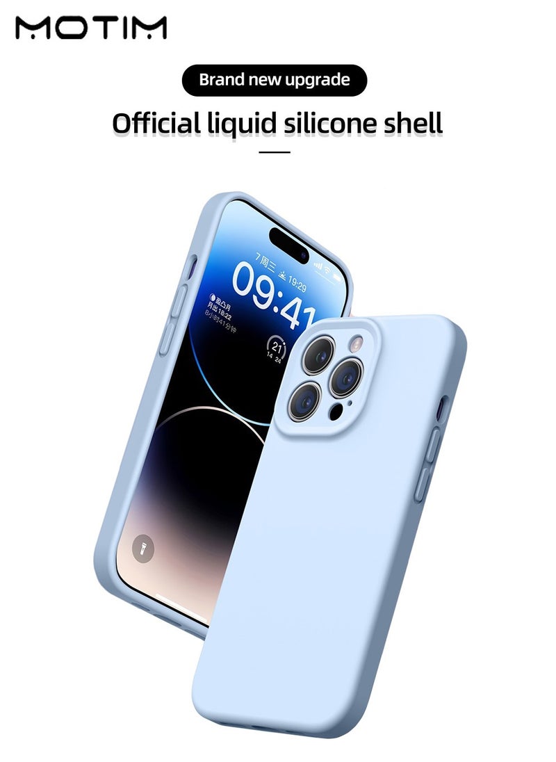 Motim Liquid Silicone Case Cover for Liquid Silicone Case Cover for iPhone 16 Pro/16 Pro Max, Camera Protection, Silky-Soft Touch Full-Body Protective Phone Case, Shockproof Cover, Comfortable Hold Touch Feeling and Anti-fingerprint  - Image 5
