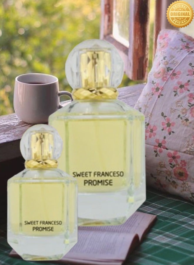 PROMISE 2 Pieces Sweet Franceso Promise Perfume Green 75ml EDP - Image 1