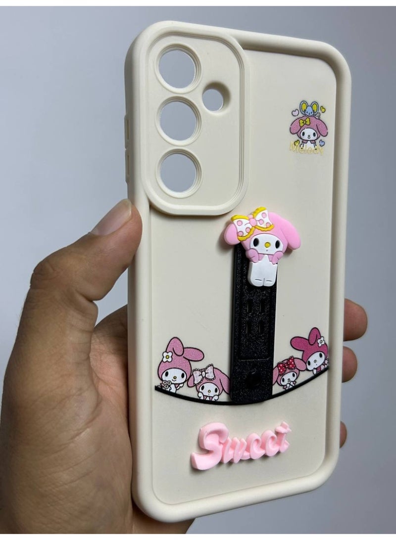 جراب خلفي بتصميم كرتوني جديد عليه كلمه Sweet متوافق مع هاتف Samsung A55 - Image 3