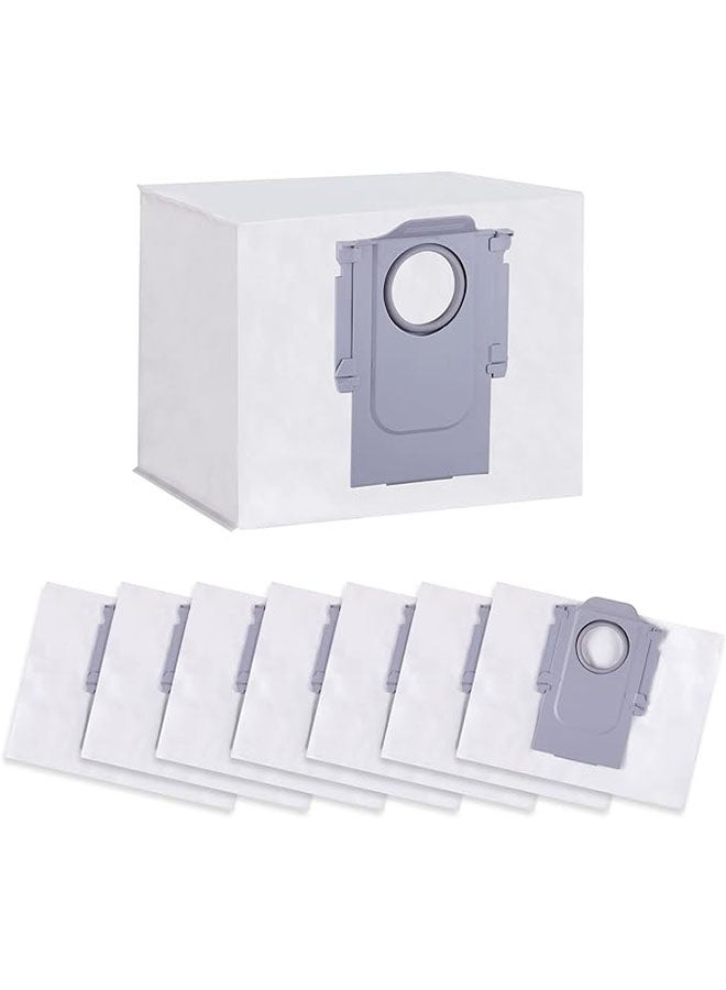 الضفدع الحقيقي مجموعة من 8 قطع من أكياس الغبار البديلة لـ Roborock S8+/ S8 Pro Ultra/ S7 MaxV Ultra/ S7 Pro Ultra/ Q7+/ Q7 Max+/ Q8 Max+/ Q5 Pro+/ Q5+، مجموعة ملحقات أكياس قابلة للاستخدام مرة واحدة بسعة كبيرة 3 لتر - Image 5