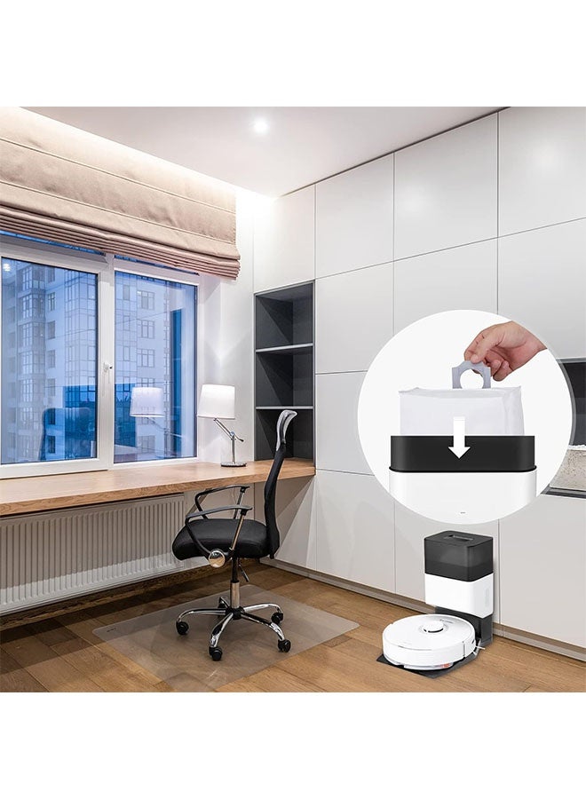 الضفدع الحقيقي مجموعة من 8 قطع من أكياس الغبار البديلة لـ Roborock S8+/ S8 Pro Ultra/ S7 MaxV Ultra/ S7 Pro Ultra/ Q7+/ Q7 Max+/ Q8 Max+/ Q5 Pro+/ Q5+، مجموعة ملحقات أكياس قابلة للاستخدام مرة واحدة بسعة كبيرة 3 لتر - Image 2