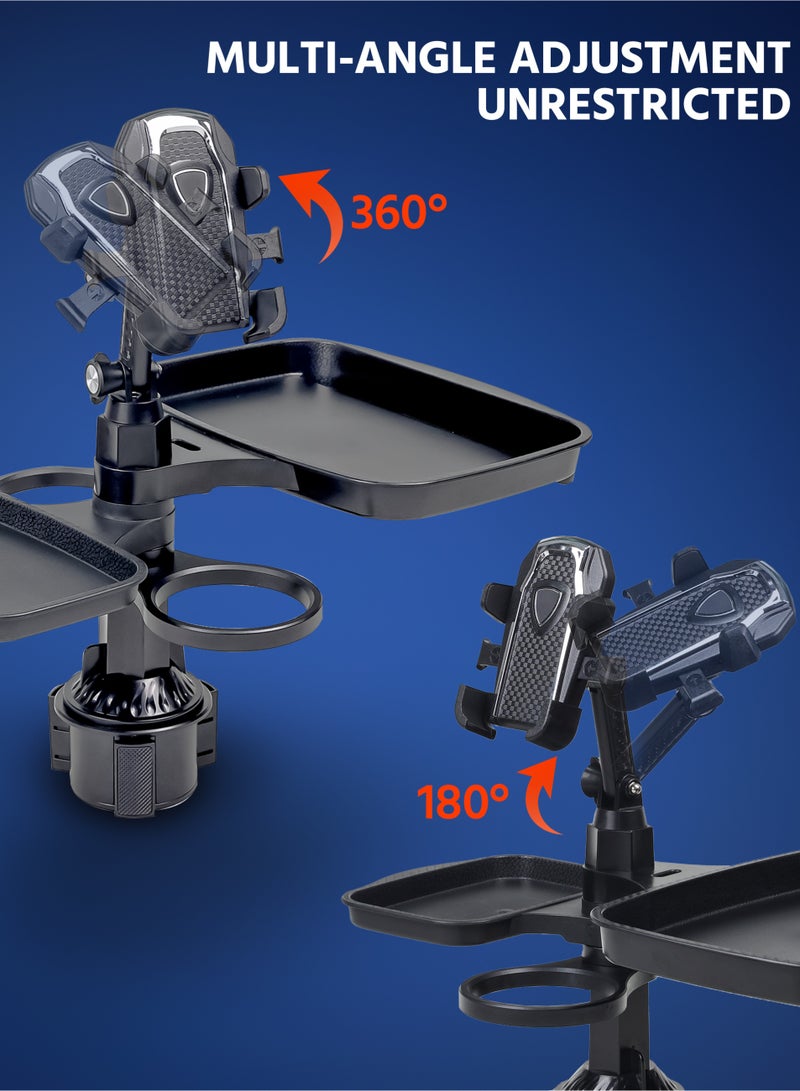 Mobile Holder For Car,Car Phone Holder with Cup Holder Expandable Base,2-in-1 Car Phone Holder  - Image 3