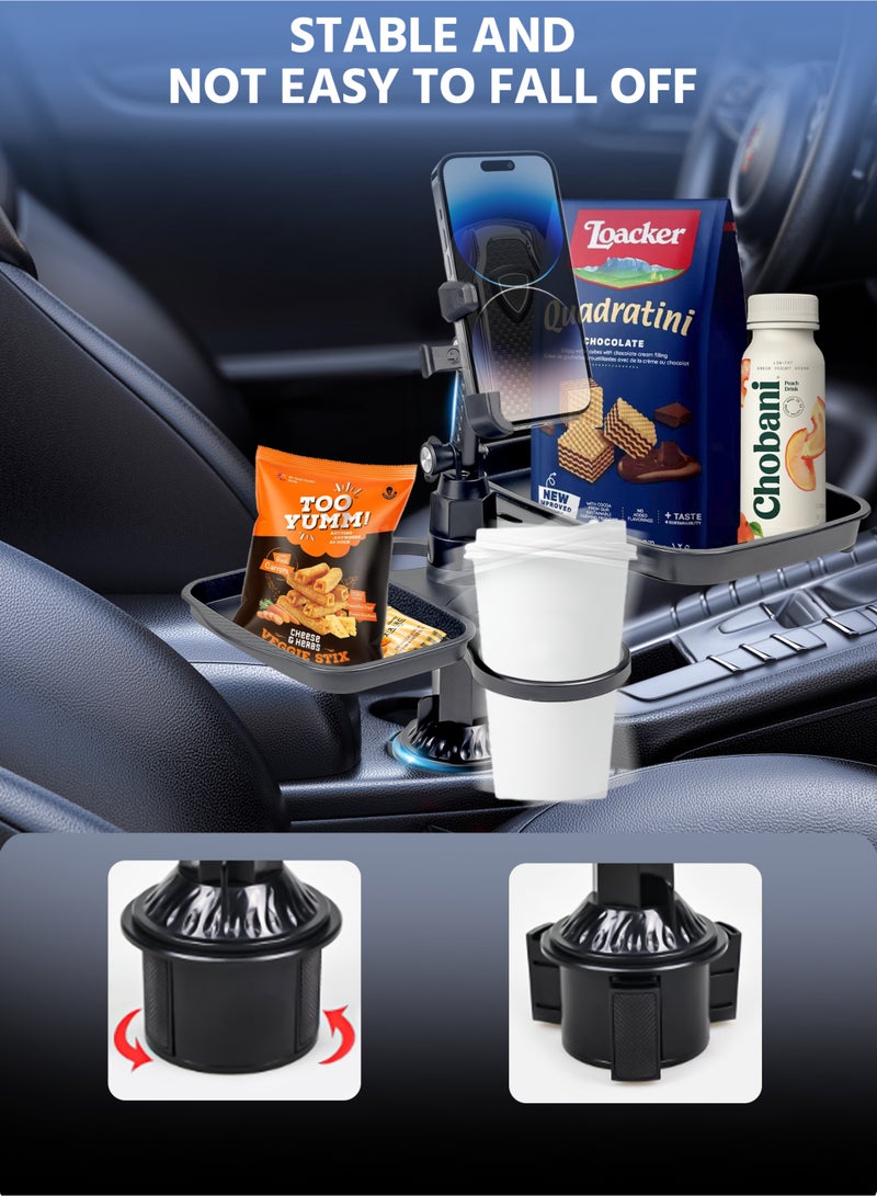 Mobile Holder For Car,Car Phone Holder with Cup Holder Expandable Base,2-in-1 Car Phone Holder  - Image 4