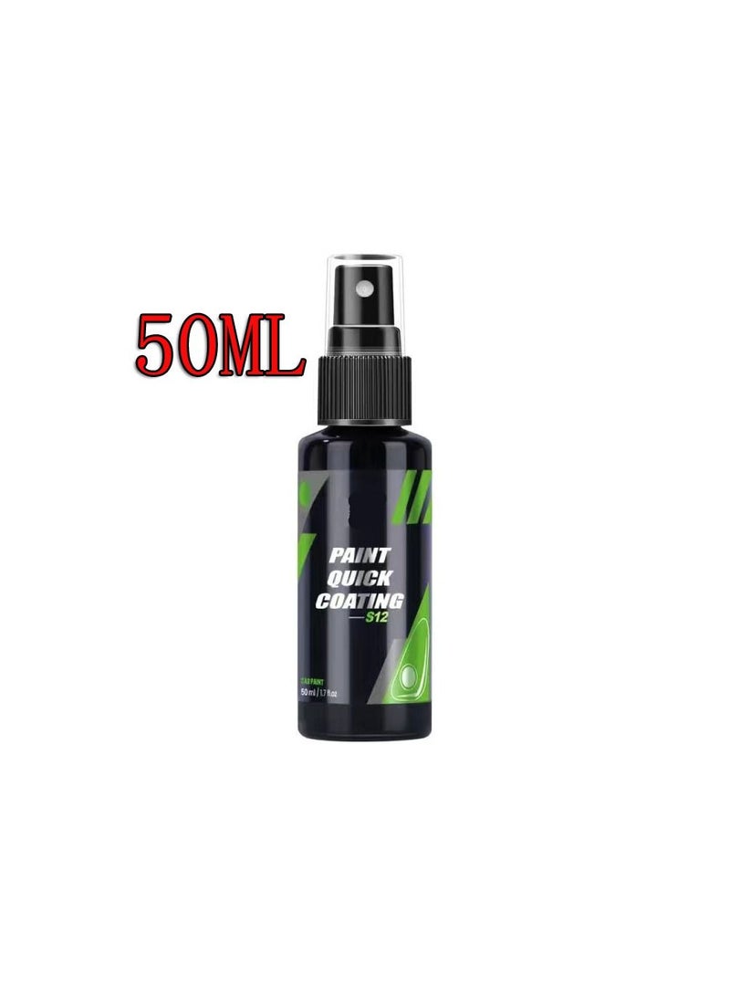 Generic 1-Bottle 50ML Car Paint Quick Coating Care,Nano Long Lasting Protection Hydrophobic Waterproof Spray,Crystal Liquid Polish Wax  - Image 1