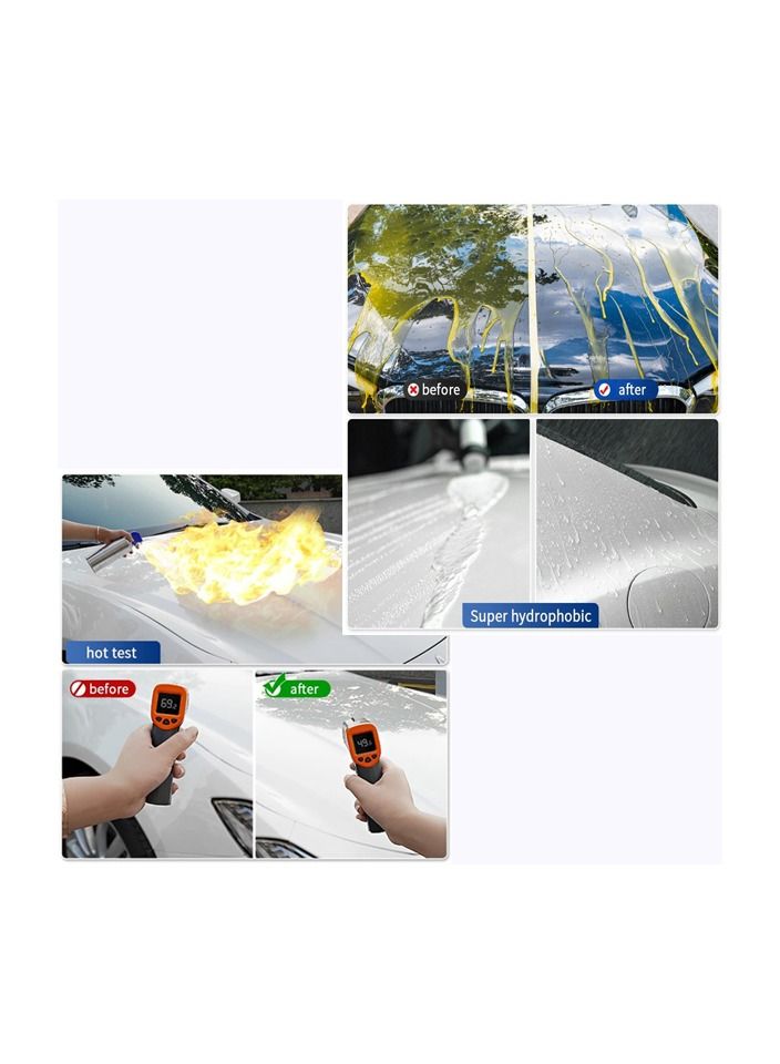 Generic 1-Bottle 50ML Car Paint Quick Coating Care,Nano Long Lasting Protection Hydrophobic Waterproof Spray,Crystal Liquid Polish Wax  - Image 5