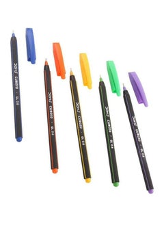 DOMS 50-Piece Cubiod Ballpoint Pen 0.6mm Tip Blue Ink  - Image 4
