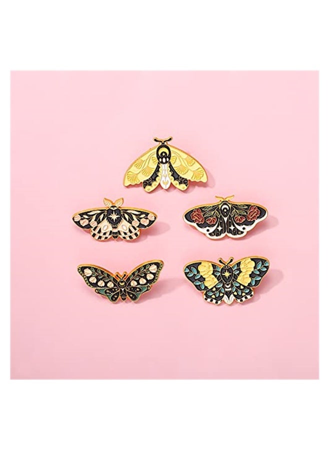 5 Pieces Enamel Pins Butterfly Backpack Pins for Women - Image 4
