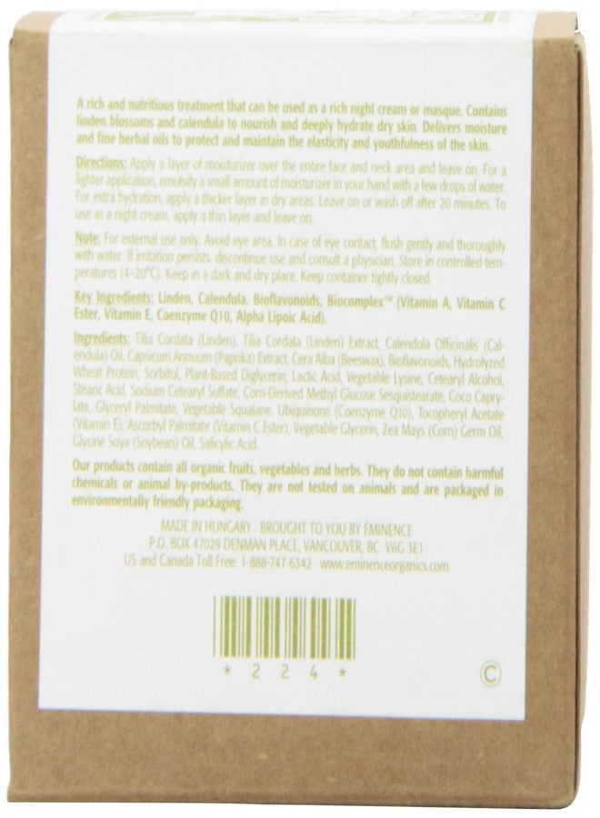 Eminence Linden Calendula 2oz Treatment Cream - Hydrating Moisturizer for Sensitive & Dry Skin - Image 2