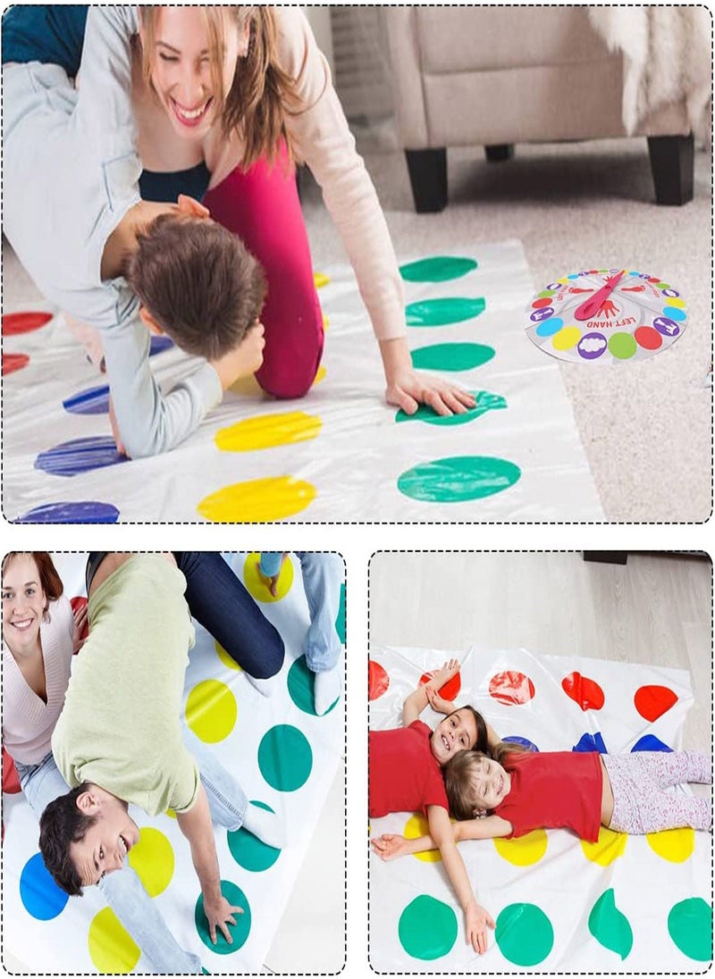 Generic - Twister Game, Floor Mat Game with Spinner, Funny Balance Games Pad, Skill Games, Team Games, Family Games, Funny Games Party Picnic Outdoor Sport, Classic Board Game Indoor Outdoor Game - Image 1
