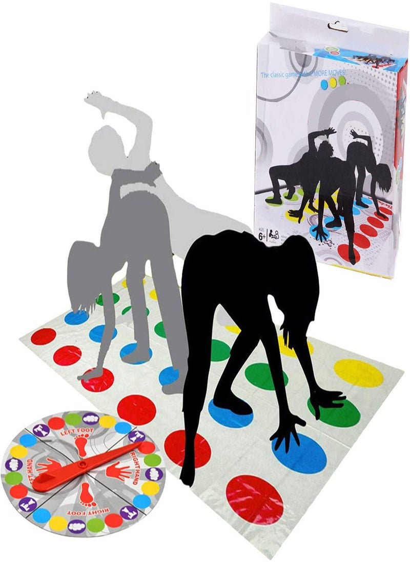 Generic - Twister Game, Floor Mat Game with Spinner, Funny Balance Games Pad, Skill Games, Team Games, Family Games, Funny Games Party Picnic Outdoor Sport, Classic Board Game Indoor Outdoor Game - Image 1