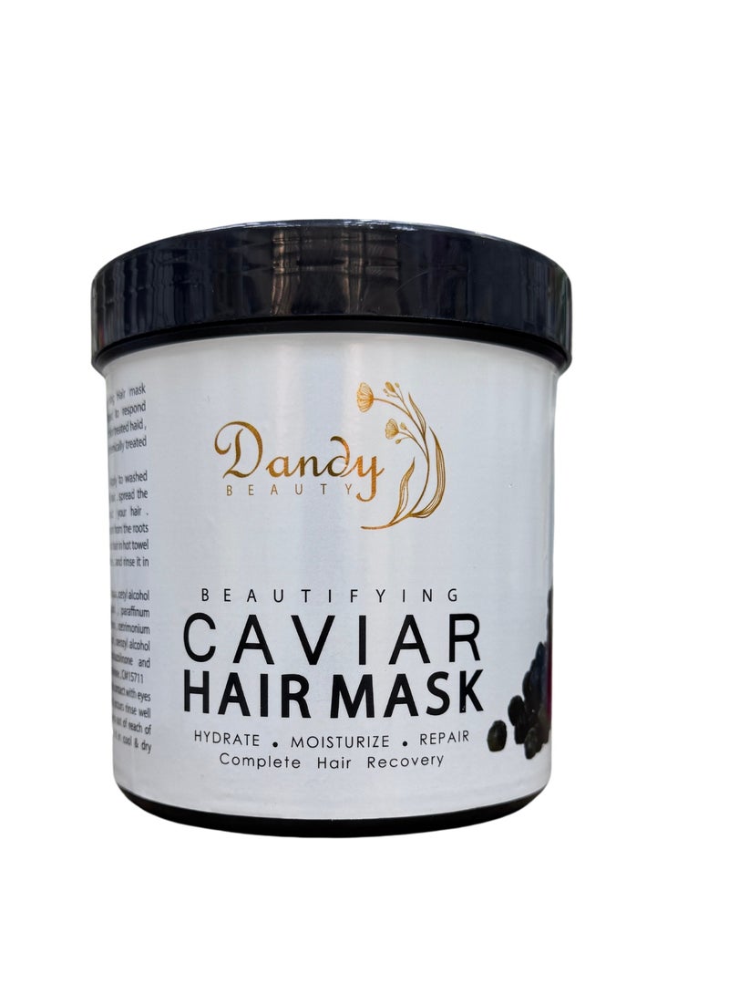 Dandy Beauty Hair Mask CAVIAR 1000g Deep Conditioning and Repair Treatment for Smooth, Hydrated Hair, Complete hair recovery - Image 1