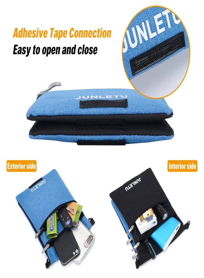 JUNLETU Travel Neck Pouch Neck Wallet Stash Passport Holder for Men and Women - Image 5