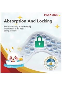 MAKUKU Comfort Fit Pants Diapers - Size 7 (17+kg) | 24+ months | 160 Pieces  - Image 3