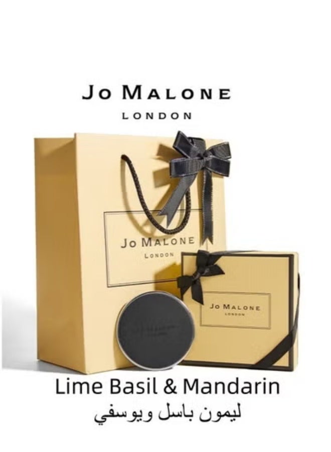 جو مالون عطر ليمون بازل وماندارين لتنقية الهواء في السيارة عطر عربى مناسب للجميع عطر صلب للمنزل والملابس 30 جرام - Image 1