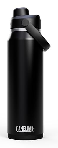 CamelBak Thrive Chug Insulated Stainless Steel Water Bottle Cold Retention with High Flow Lid for Everyday Hydration and Active Use 32oz Black - Image 1
