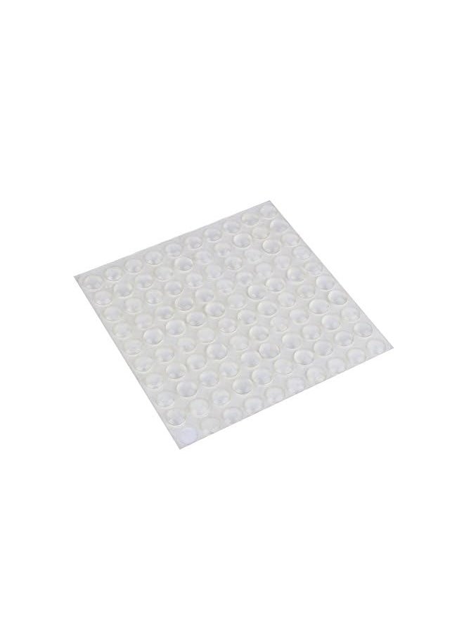 Delaman Furniture Pads - Delaman -Clear Self-Adhesive Door Bumpers Pads Sound -Dampening Transparent Rubber Feet- Cabinet Buffer Pads for office or home( 100 Pcs ）  - Image 1