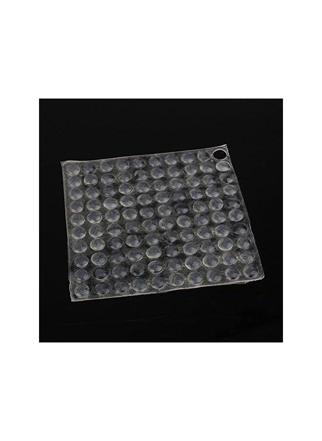 Delaman Furniture Pads - Delaman -Clear Self-Adhesive Door Bumpers Pads Sound -Dampening Transparent Rubber Feet- Cabinet Buffer Pads for office or home( 100 Pcs ）  - Image 3