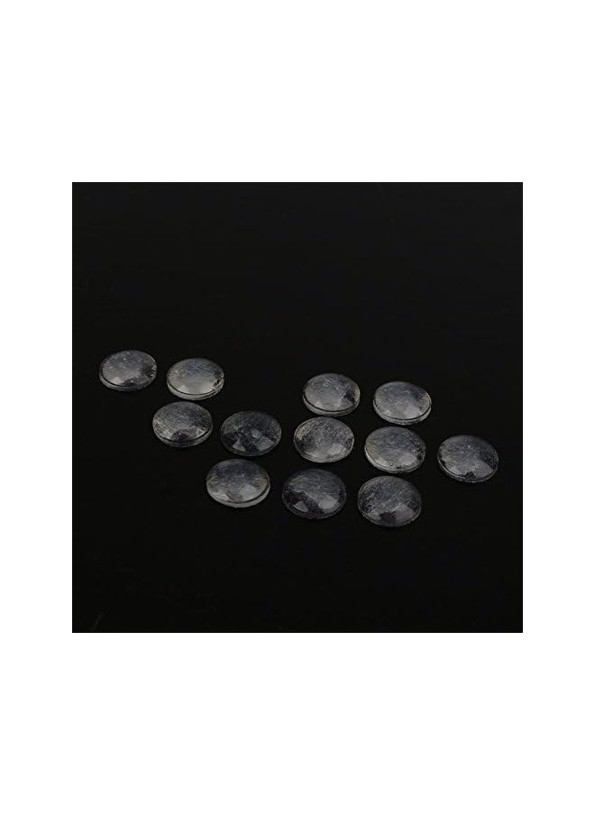 Delaman Furniture Pads - Delaman -Clear Self-Adhesive Door Bumpers Pads Sound -Dampening Transparent Rubber Feet- Cabinet Buffer Pads for office or home( 100 Pcs ）  - Image 5