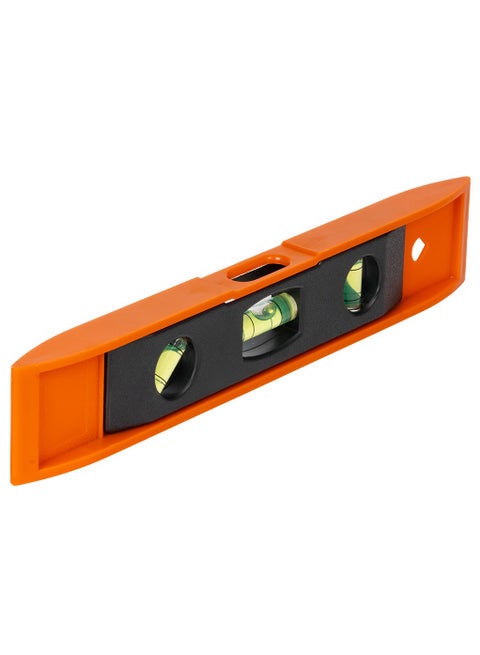 Magnetic Torpedo Spirit Level with Three Levels Pm, Abs, designed for Decoration, Home Furnishings, Cabinet Installation, Wood Jobs and Any Simple Leveling Jobs, 3 Different Bubbles for Leveling Level
