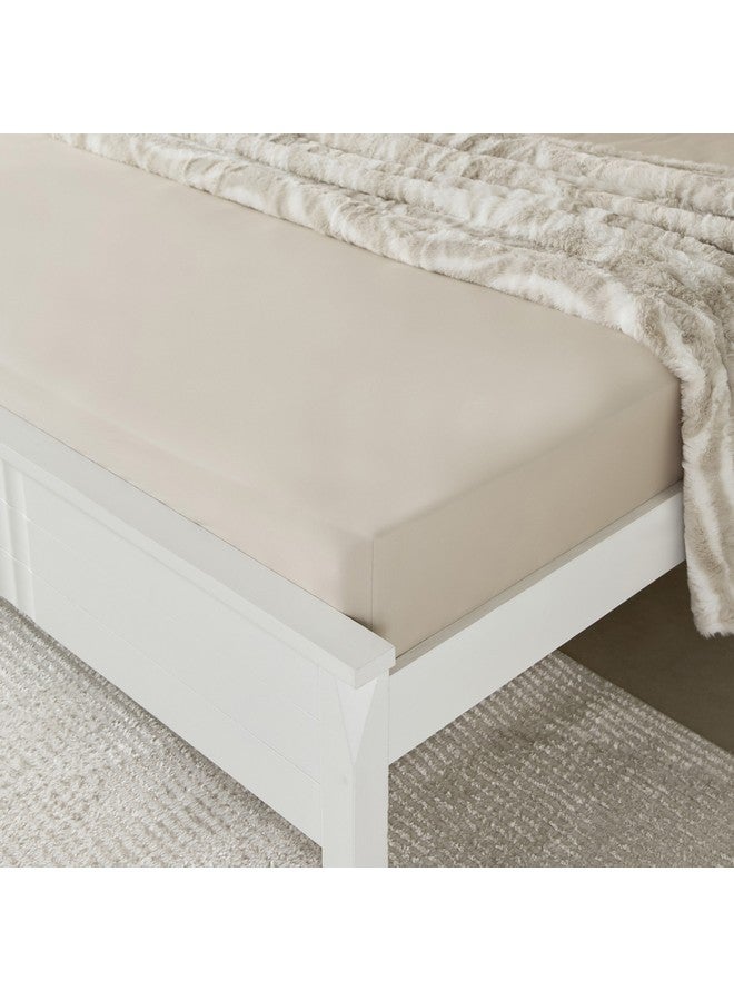 Home Box Purely Percale 300 TC Super King Fitted Sheet 200 x 40 x 200 cm - Image 2