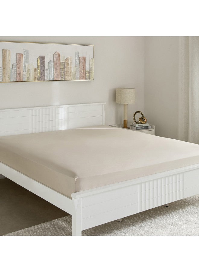 Home Box Purely Percale 300 TC Super King Fitted Sheet 200 x 40 x 200 cm - Image 1