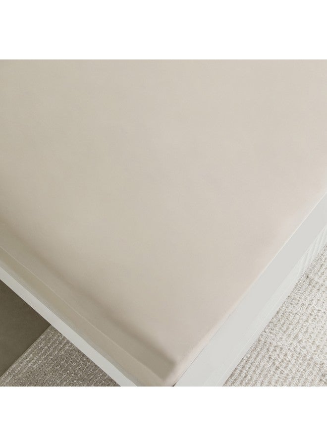 Home Box Purely Percale 300 TC Super King Fitted Sheet 200 x 40 x 200 cm - Image 4