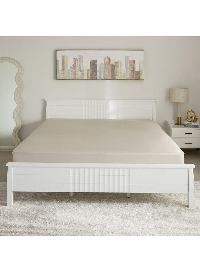 Home Box Purely Percale 300 TC Super King Fitted Sheet 200 x 40 x 200 cm - Image 3