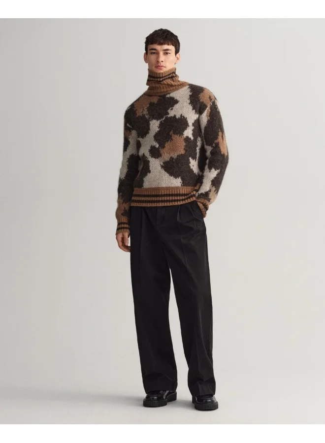GANT Gant Leopard Rollneck Sweater